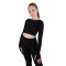 Crop top termico black